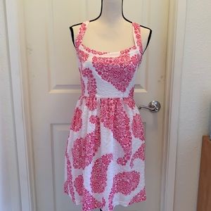 Tori Richard Pink and White Floral Sundress, 4